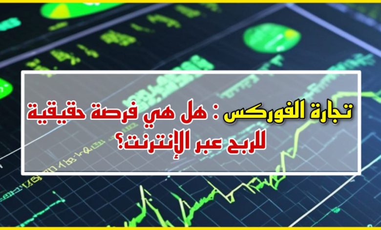 تجاة الفوركس : هل هي فرصة حقيقة لتحقيق أرباح عالية من الأنترنت؟